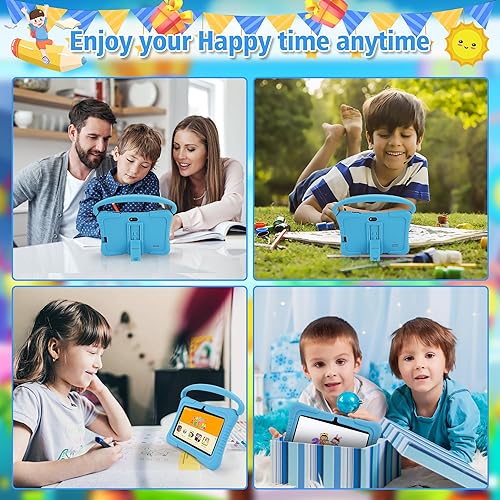 Miniatura 7 de Veidoo Tablet PC Android para niños de 7 pulgadas, 2 GB de RAM, 32 GB ROM, protección ocular de seguridad, WiFi, cámara dual, juegos, aplicación de