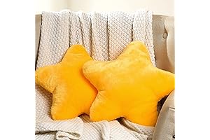 15.7 Inch Star Shaped Pillow, Plush Cushion for Kids Room