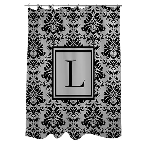 Monogrammed Shower Curtains Amazon Com