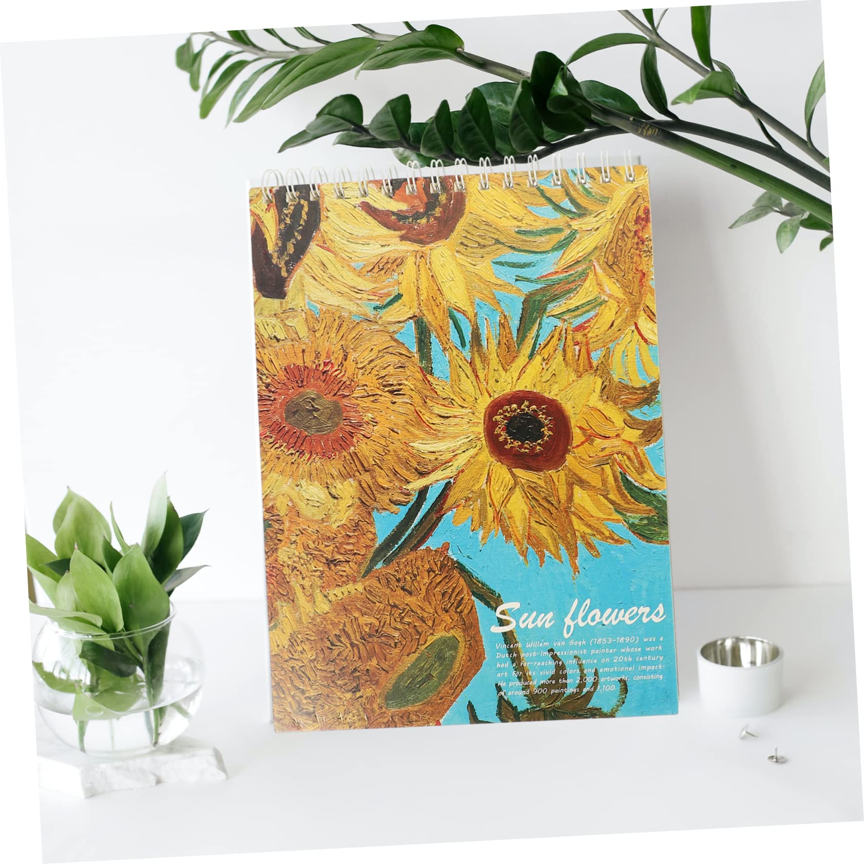 SHINEOFI Carnets De Croquis Ensemble De Carnets De Croquis En Papier Aquarelle Couverture Décorative Portable Pour Étudiants Et Artistes