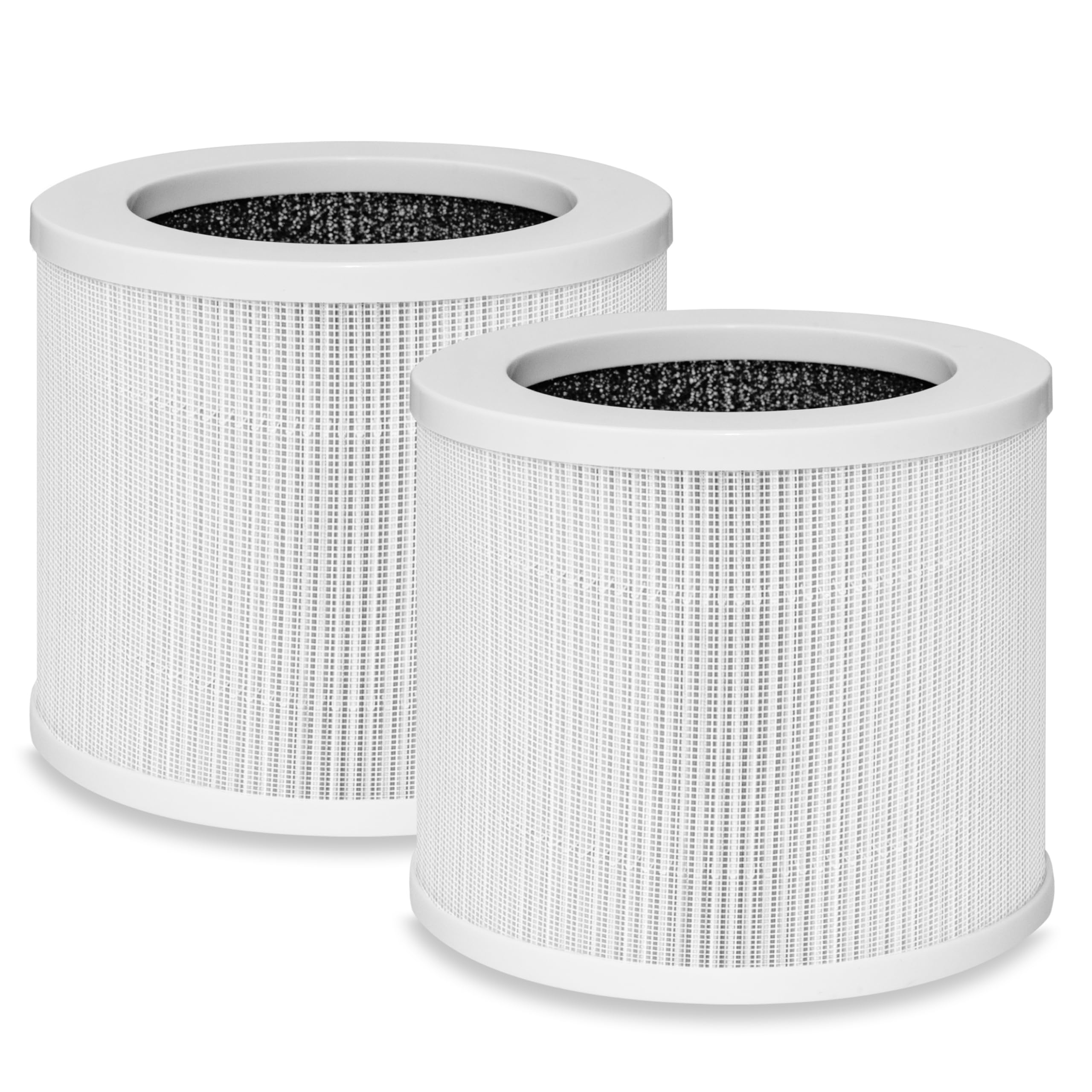 2 Pack A1 Replacement Filter, Compatible with VEWIOR Air Purifier HQSC-50, HQKJ-80, AMEIFU AP01W, KOIOS HQKJ-50 and Tailulu PUR0003 Air Purifier, 3-in-1 H13 True HEPA Filter