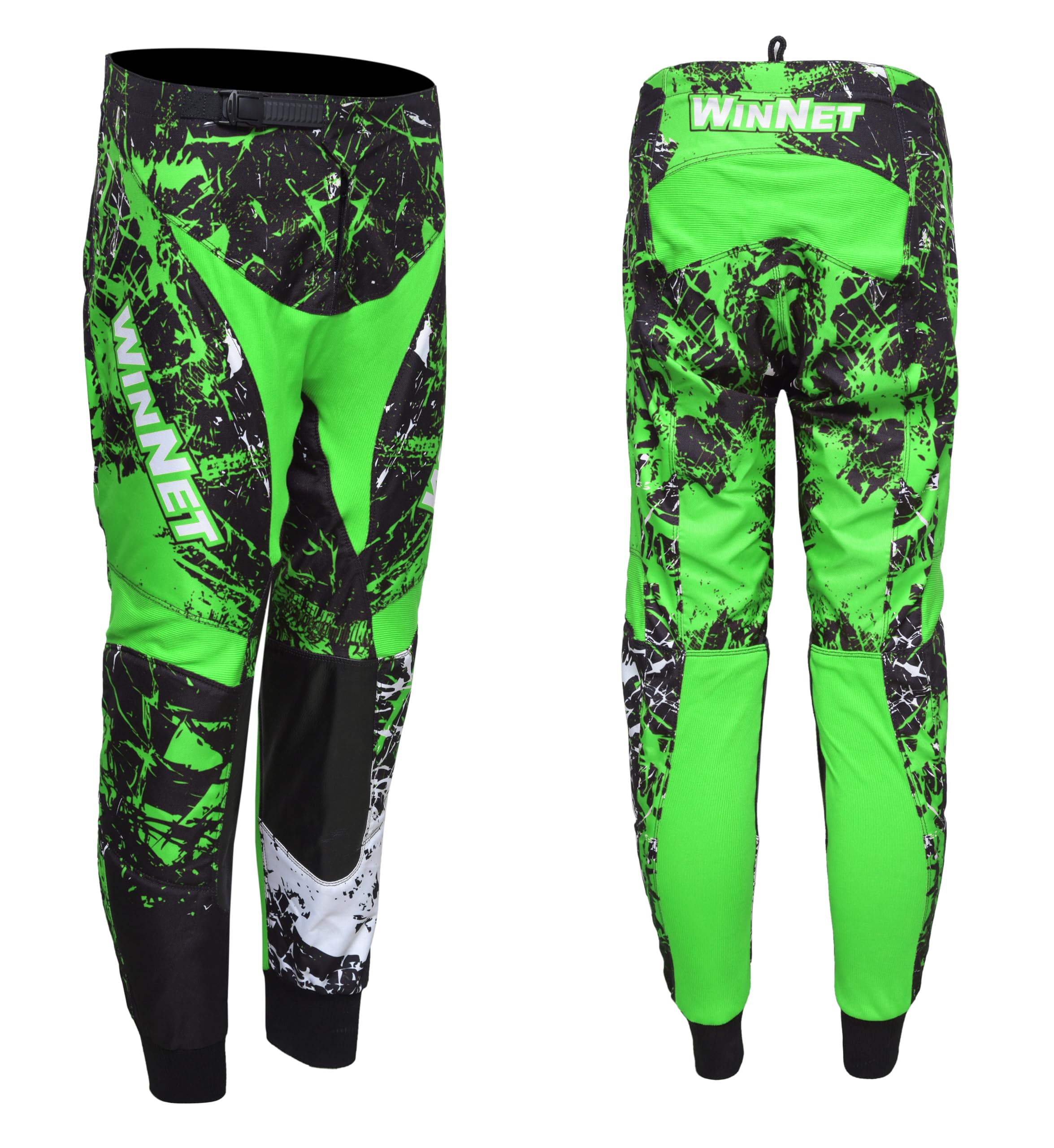 WinNet Pantaloni Bimbo Bambino Moto Cross Fuori Strada Enduro 4 6 8 10 12 Anni Mini Quad Motocross Calzoni Fuoristrada MX