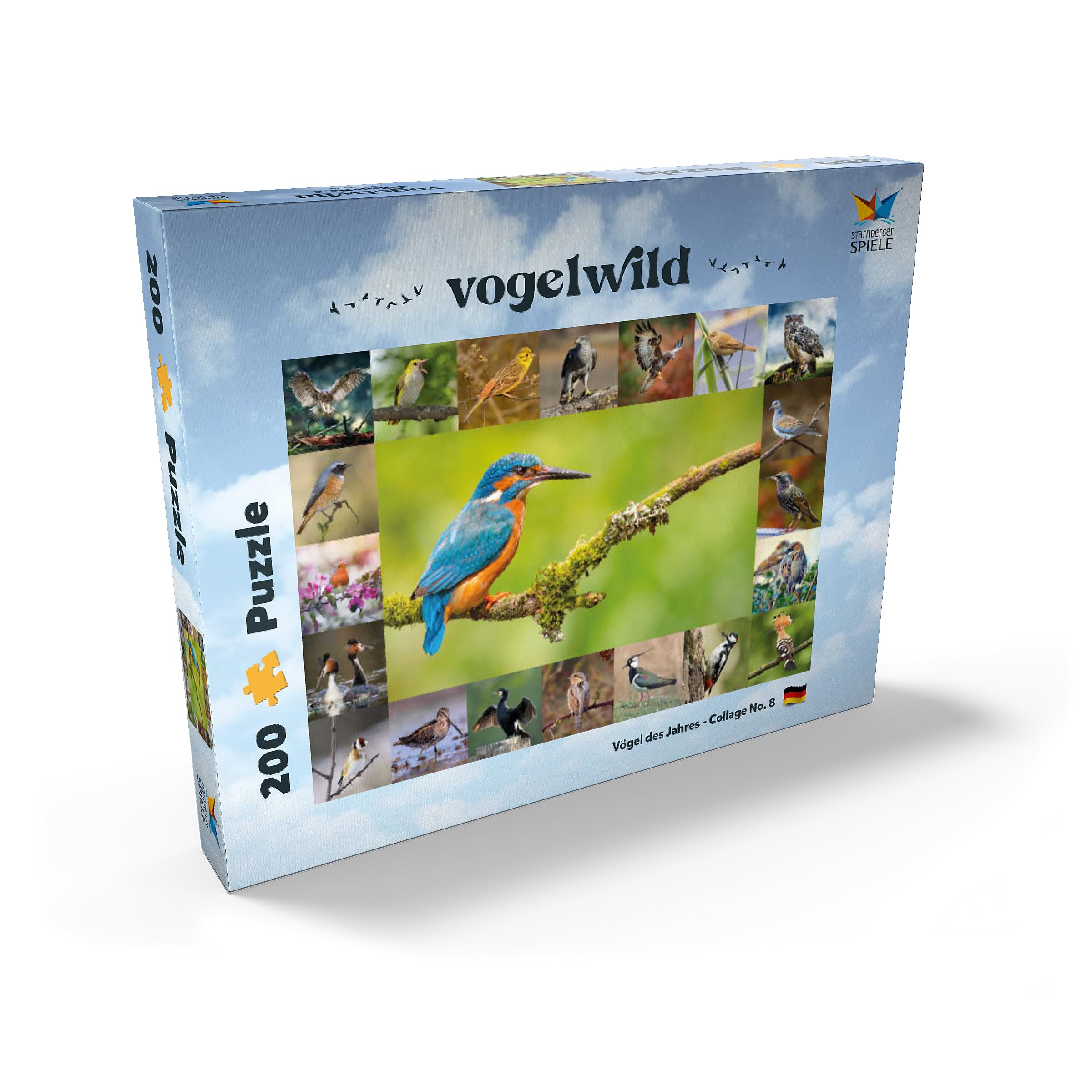 MyPuzzle Pavoncella - Uccello Dell'anno 2024 - Premium 200 Pezzi Puzzle - MyPuzzle Collezione speciale di Starnberger Spiele