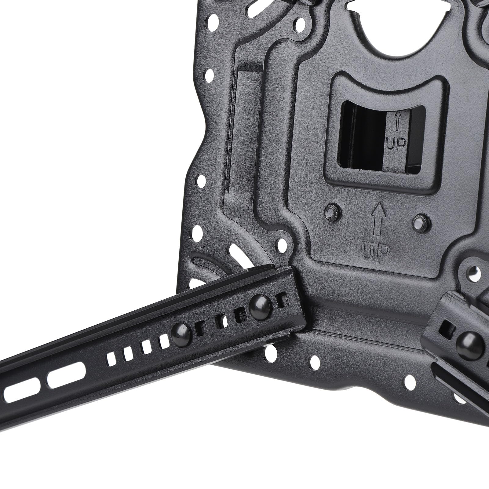 Supporto da Parete per TV Completamente Girevole per TV da 32-75 Pollici, Staffa per Montaggio a Parete Girevole e Inclinabile Fino a 80 Libbre, VESA Massimo 600x400 Mm, Piastra in Acciaio
