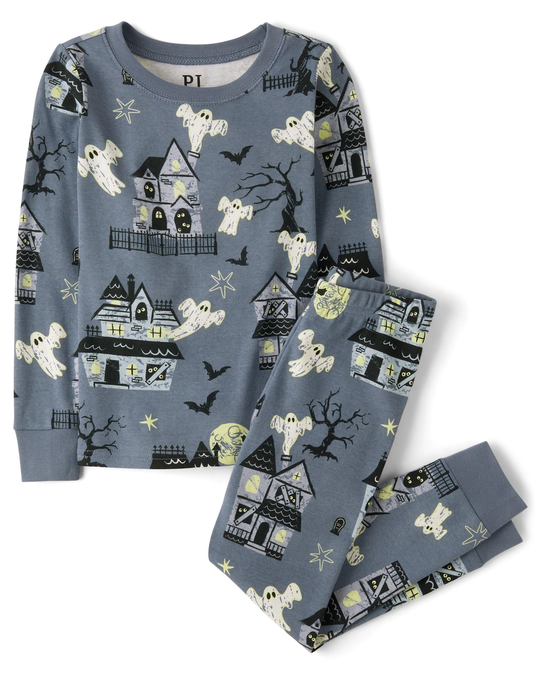 The Children's Place Family Matching Halloween and Holiday Pajama Sets, Cotton