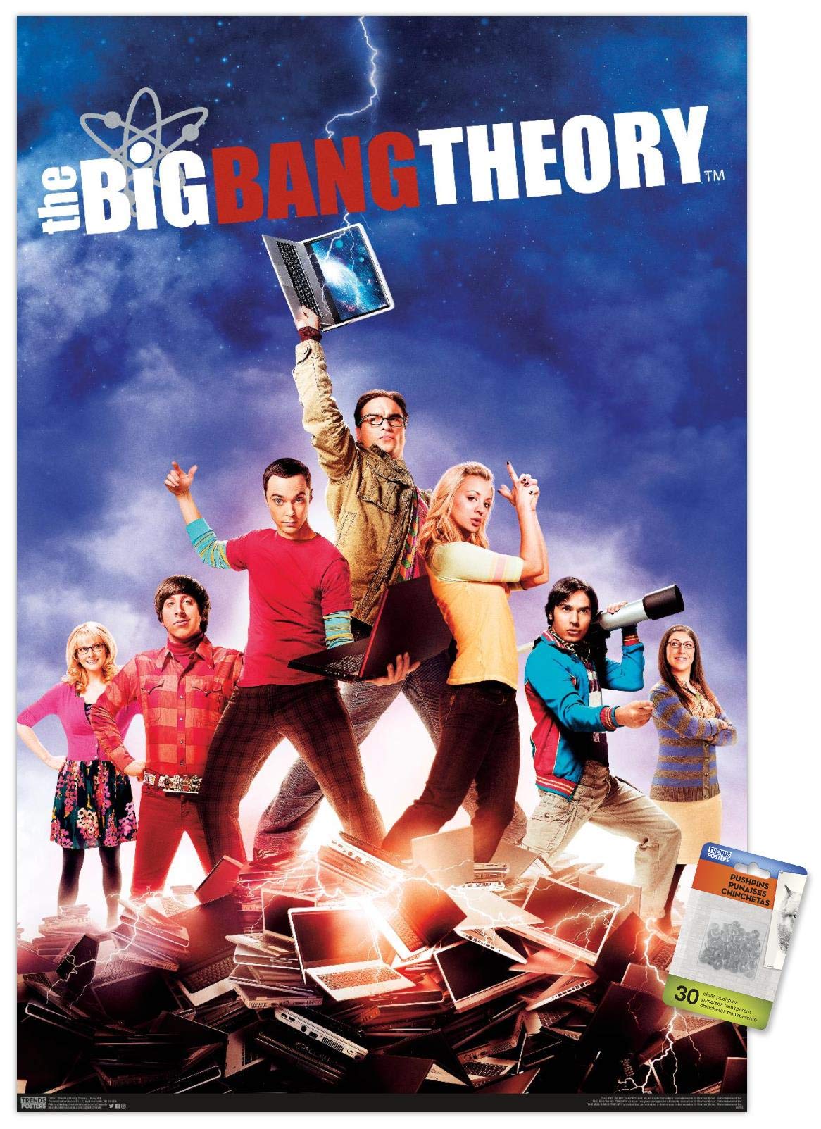 The Big Bang Theory - Key Art Wall Poster with Push Pins