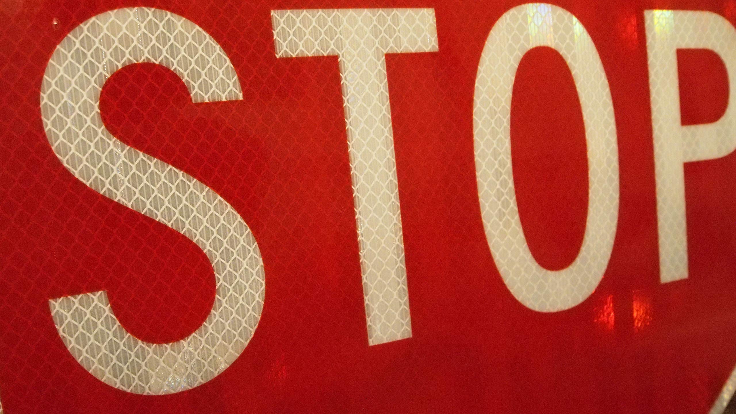 STOP アルミサイン Stop Sign – 3M Diamond Grade Reflective Aluminum - High Visibility