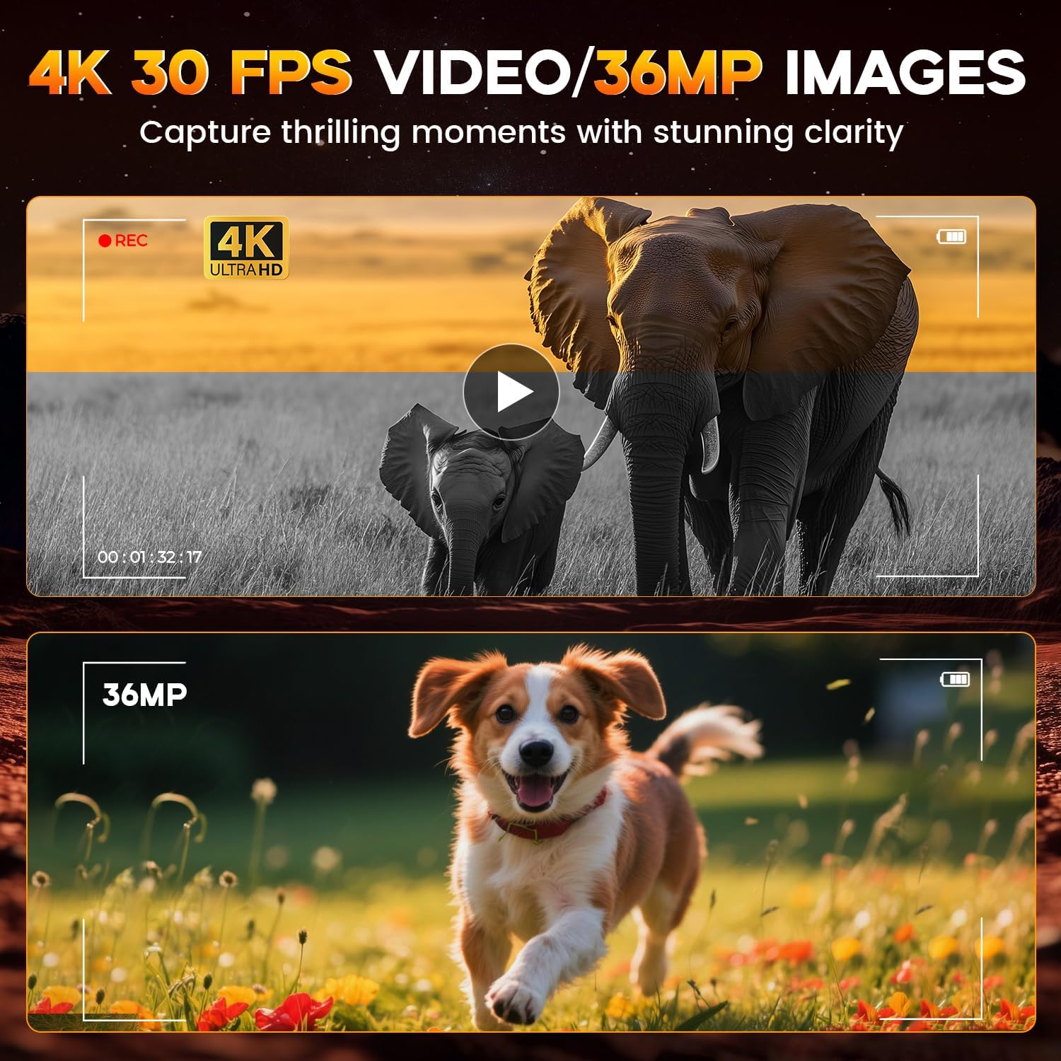 4K Night Vision Monocular for Adults – Infrared Digital Night Vision Device with Starlight Sensor, 7-Level IR Brightness, 8× Digital Zoom – for Hunting, Security, Wildlife & Outdoor Night Use - Image 2