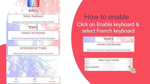 French Keyboard 2018 : French Typing Keypad
