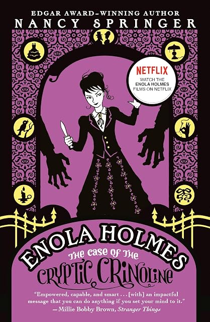 Portada de The case of the cryptic crinoline