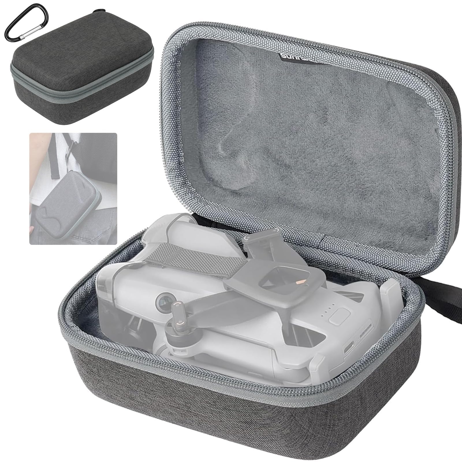 Sac de Transport pour DJI Mini 5 Pro Drone Étui RC 2/RC-N3 Contrôleur Étui Combo Case Étui de Protection Case Accessoires pour DJI Mini 5 Pro/Lito 1/LITO X1 (for Drone)