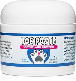 Squishface Toe Paste - Dog Paw Balm, Dog Paw Yeast Care, Soothing Dog Paw Cream for Happy, Healthy Paws! 2oz.