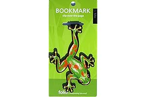 Frog Bookmarks (Clip-Over-The-Page) Set of 2 - Assorted Colors