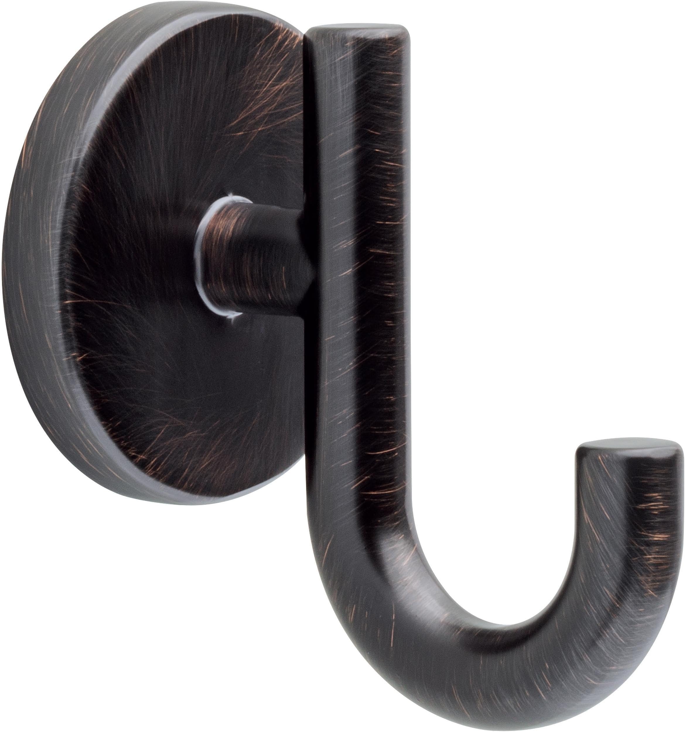 Trinsic (1-Pack) Towel Hooks Venetian Bronze Single Bathroom Hooks Wall Mounted for Robes & Towels Hand Towel Hook Holder Kitchen, Bathroom Accessories