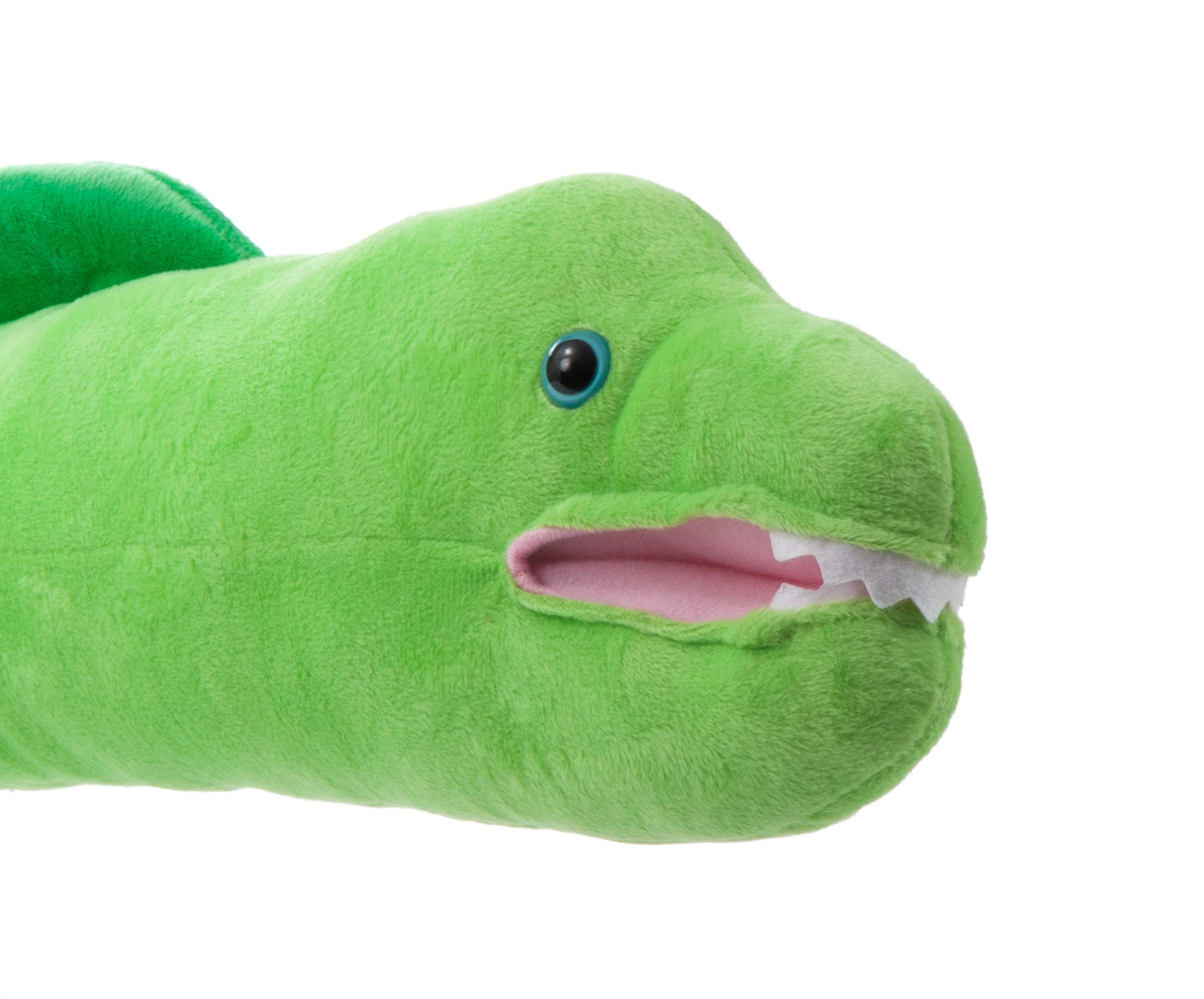 stuffed eel toy