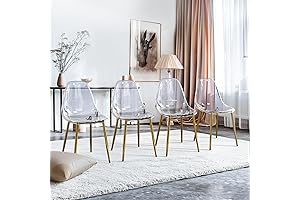 Clear Dining Chairs Set of 4