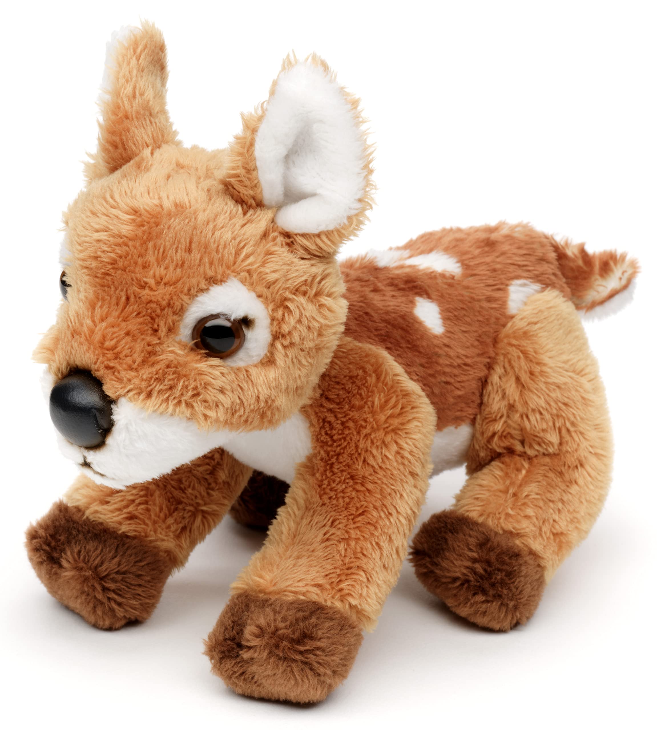 Uni-Toys - Fawn Plushie - 15 cm (Length) - Plush Deer - Plush Toy, Cuddly Toy
