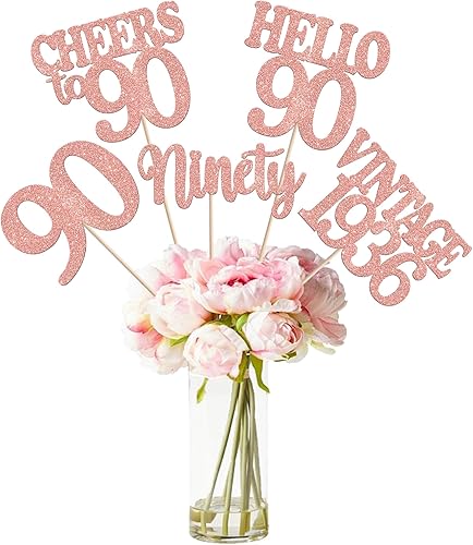 Miniatura 21 de 15 piezas de centro de mesa de feliz cumpleaños 13 palos oficiales para adolescentes vintage 2012 Hello 13 centros de mesa de flores palos saludos a