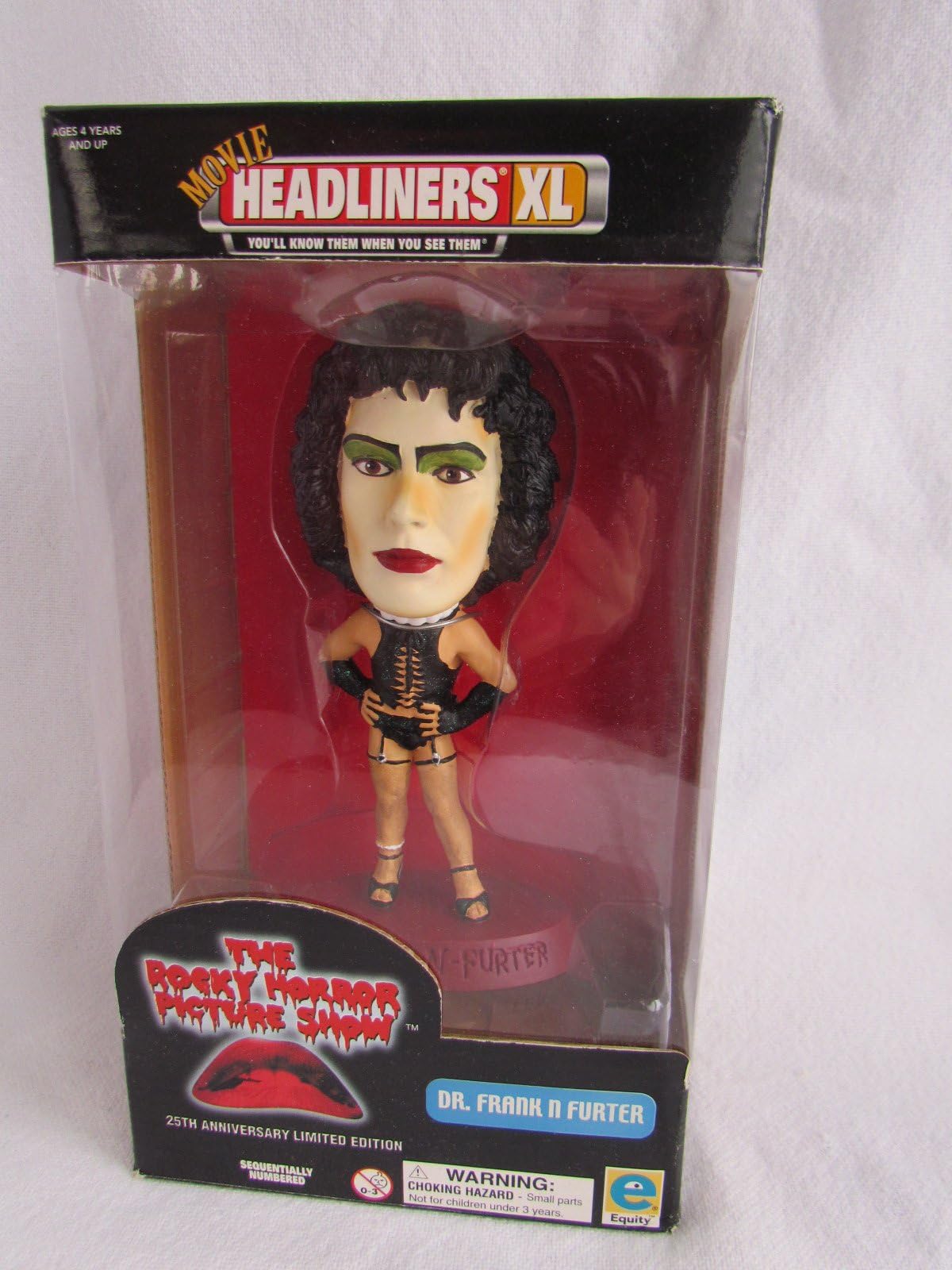 Movie Headliners XL, The Rocky Horror Picture Show 25th Anniversary Limited Edition, Dr. Frank N Furter (corset & garter belts)