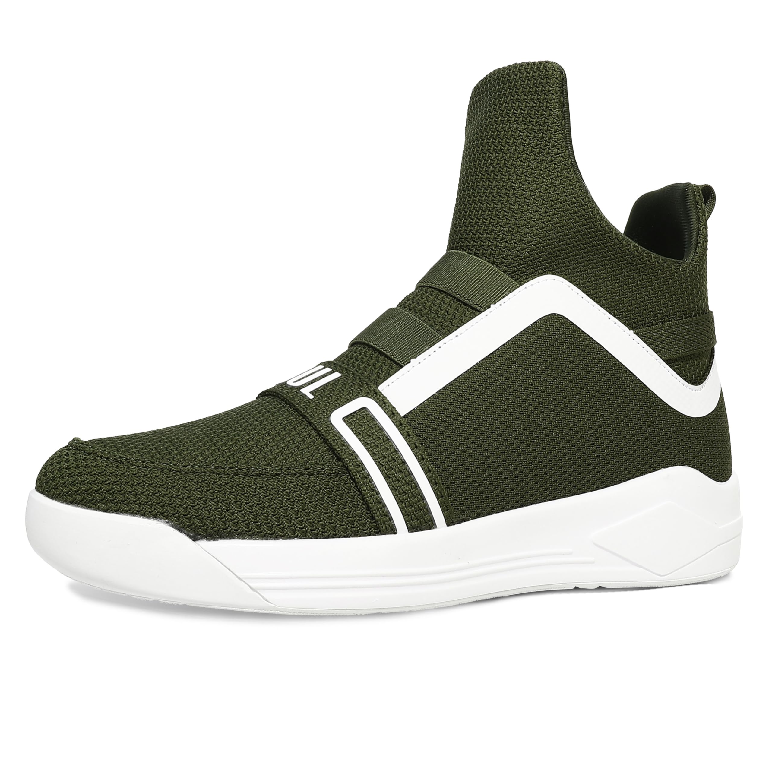 Soulsfeng High Top Running Shoes for Men Lightweight Breathable Mesh Walking Athletic Sneakers