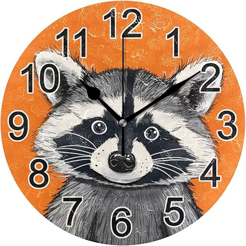 Vista 11 de Reloj de pared de hojas de eucalipto verde, reloj de cocina silencioso sin tictac, reloj decorativo grande de 25 cm, funciona con batería, para B442