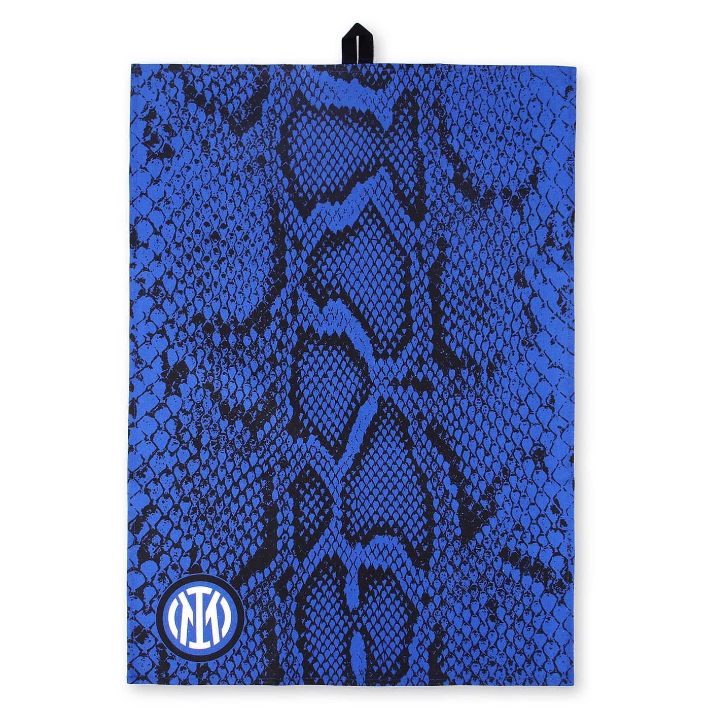 Inter Juego de Cocina Textil, Guante de Horno, agarradera, Producto Oficial, Juego Aficionados Nerazzurri