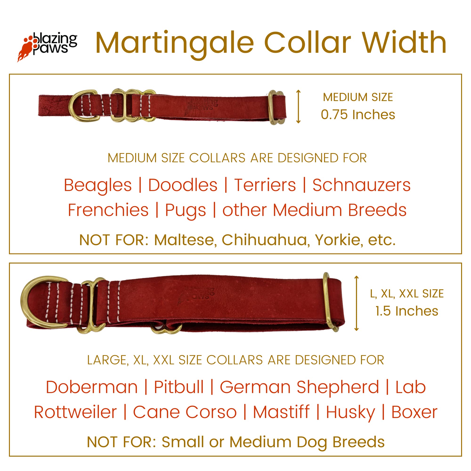 Vibrington Martingale - Collar de cuero para perro, sin cordones, ajustable, para perros grandes XL XXL, 1.5 pulgadas de ancho en tonos coloridos de cuero envejecido grueso (rojo cereza
