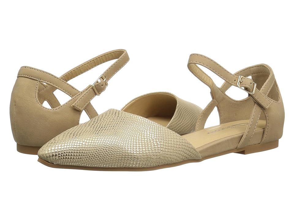 

CL By Laundry Helena (Gold Snake) Women's Dress Flat Shoes