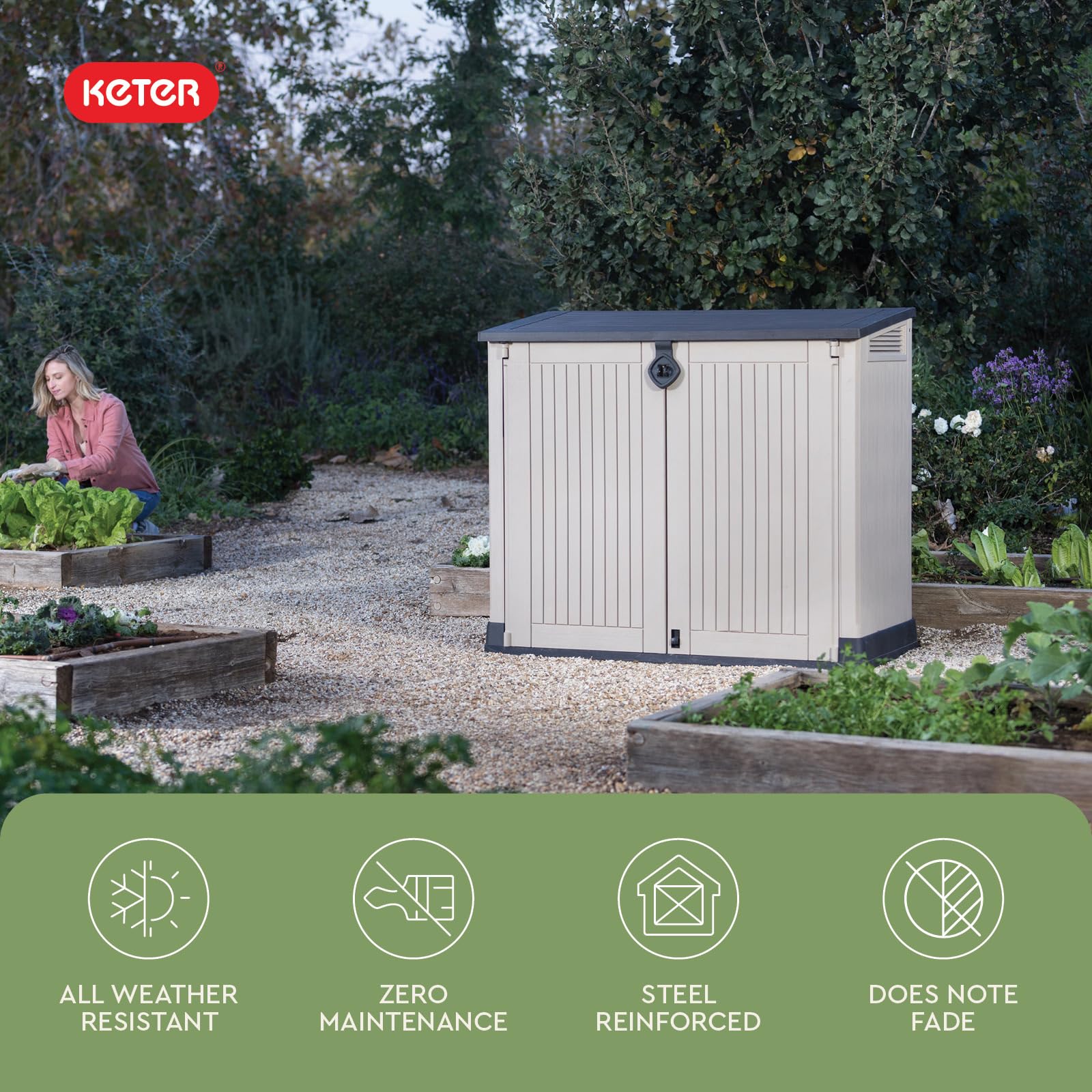 Keter Store it Out Midi, 132x71,5x113,5 cm