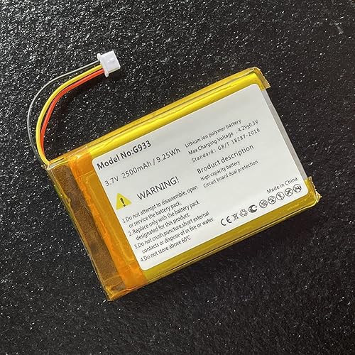 Miniatura 3 de 2500mah 533-000132 para batería Logitech G933, G933S, G533, G533S, G935 batería de auriculares