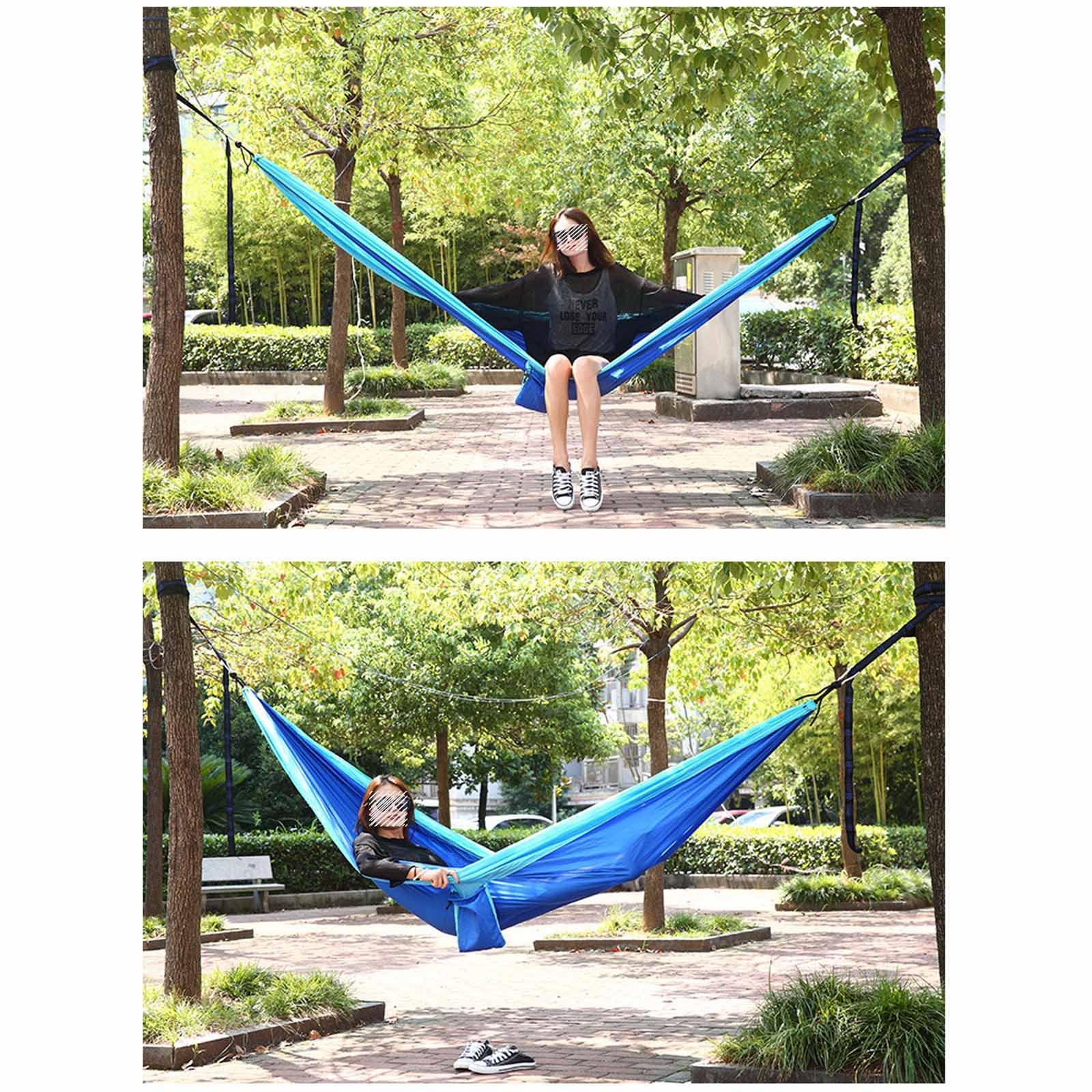 Support De Hamac Robuste 600 LB, Hamac D'extérieur Confortable Extra Large 118 * 78 Pouces, Hamac Simple Empêchant Le Renversement, Parfait pour La Plage, Le Jardin, Le Pique-Nique,Vert