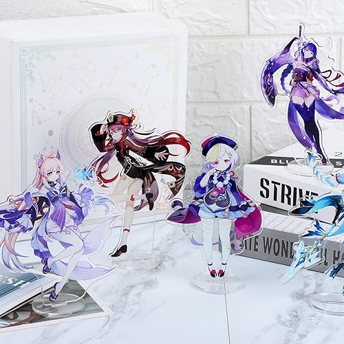 Miniatura 5 de Genshin Impact - Figura de soporte de acrílico, colorido y exquisito diseño de personajes para la colección de fanáticos del juego (Arataki Itto)