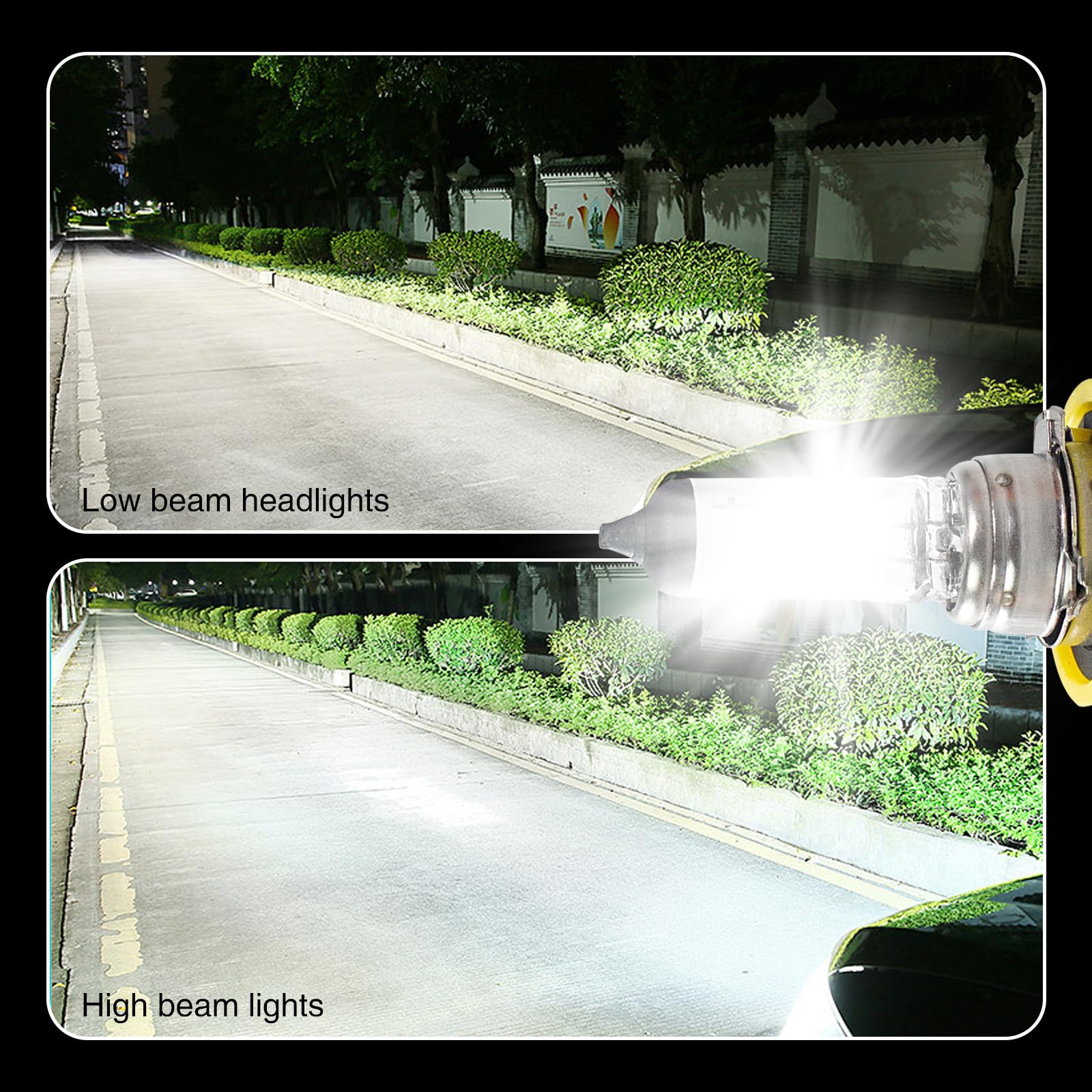 2 PCS Car H11 Halogen Bulb 12V 55W Precise Filament Super Bright Anti-fog Low Beam Lights with UV — view 4