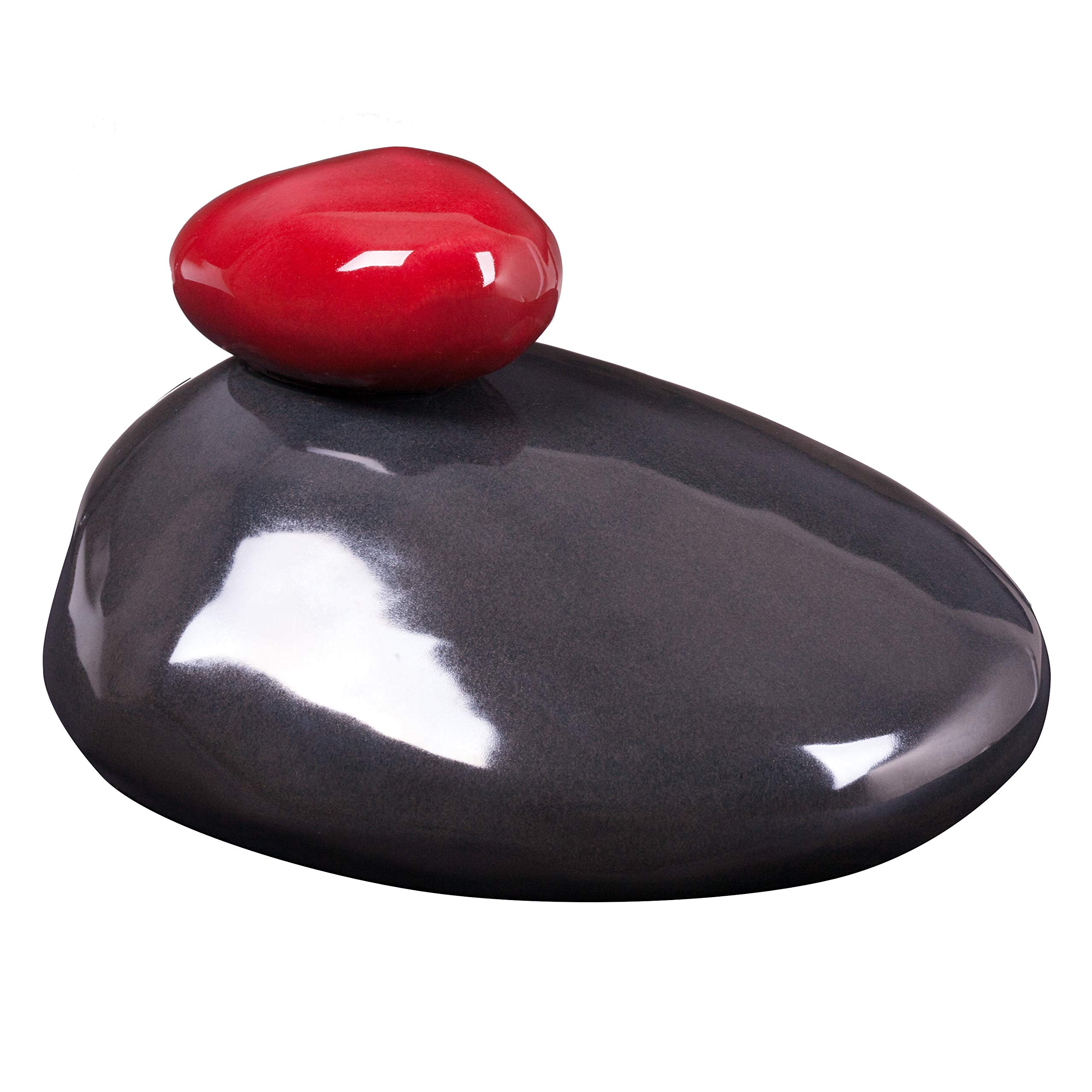 Gregspol LtdGregspol Ltd Elegant Stone shaped Ceramic Cremation urn for ashes.Unique memorial funeral Urn for ashes.Modern memorial