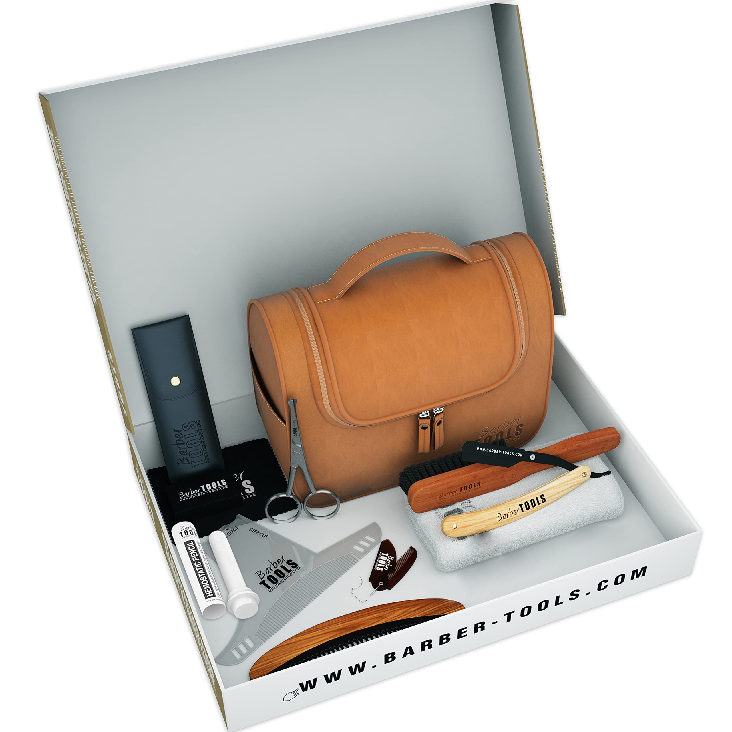 Kit d'entretien barbe et rasage BARBER TOOLS