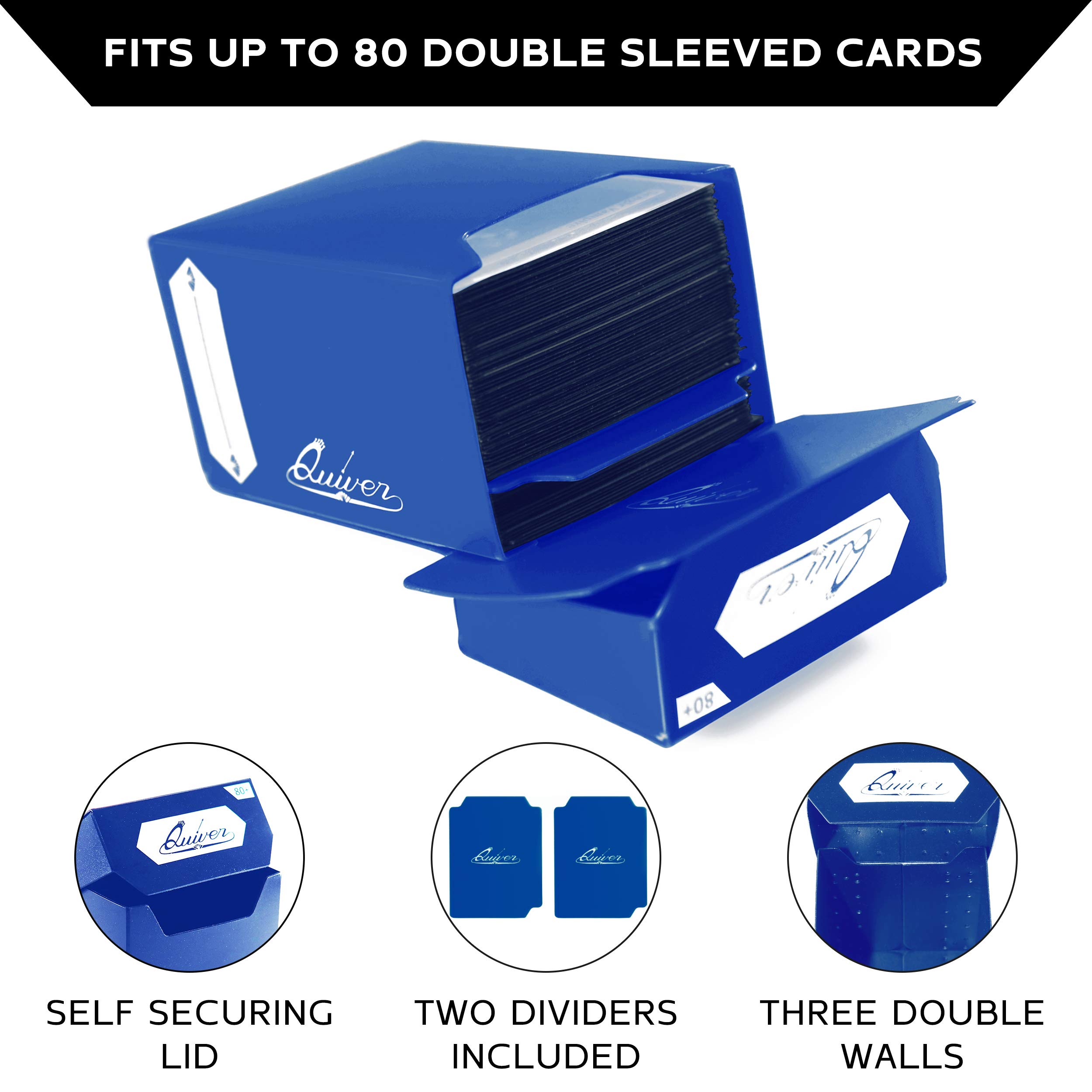 360° Stackable Deck Box Quiver Time Nexus DeckBlock – Modular 100+ Card ...