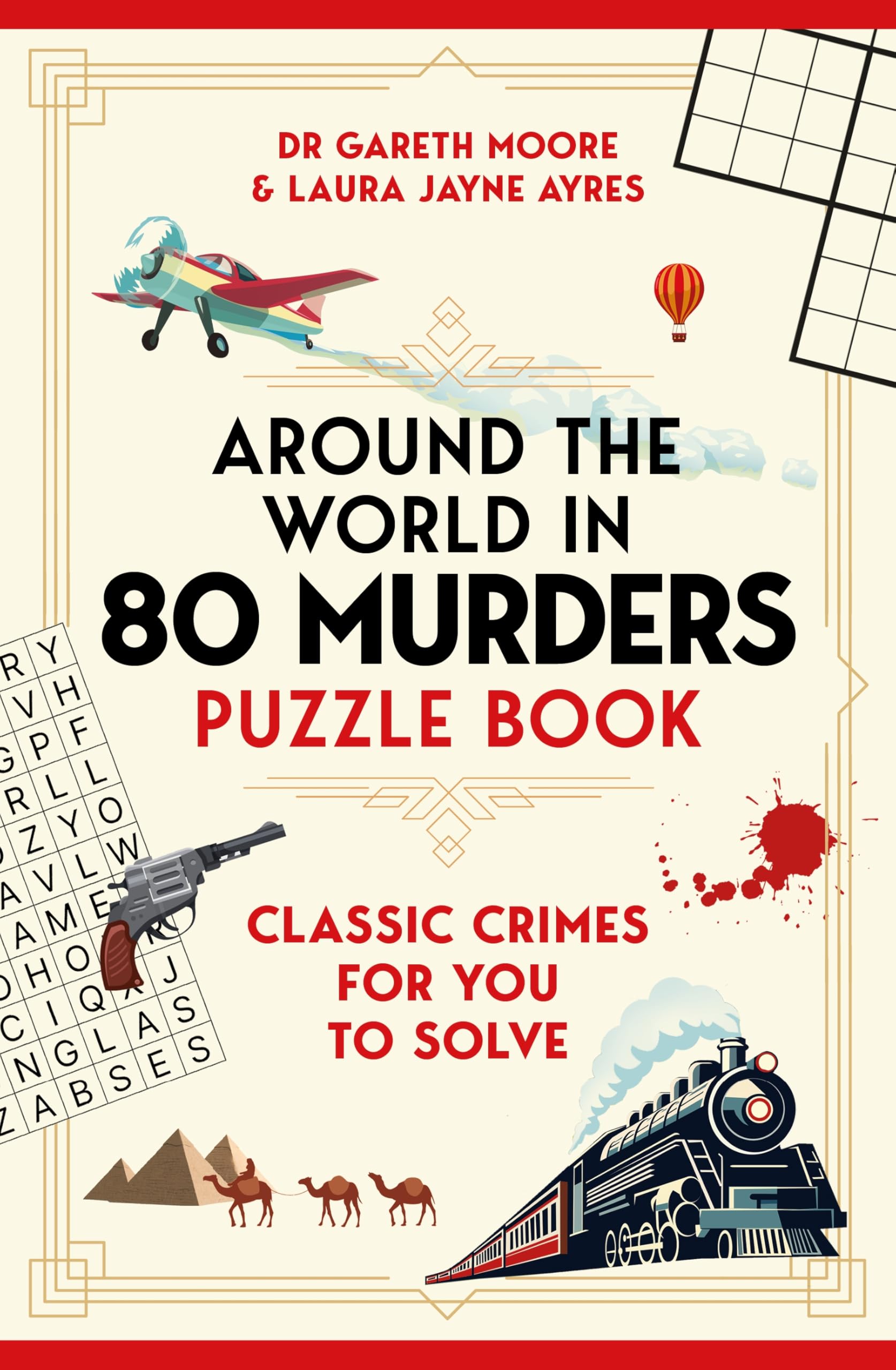 Around the World in 80 Murders Puzzle Book by Dr Gareth Moore (Paperback Book)