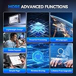 MUCAR 892BT AI-Assisted Bidirectional Scan Tool, Full System Diagnostic Tool, Bi-Directional OBD2 Scanner, ECU Coding, 35+ Reset Services, FCA Autoauth, CANFD and DOIP, Lifetime Free Upgrade