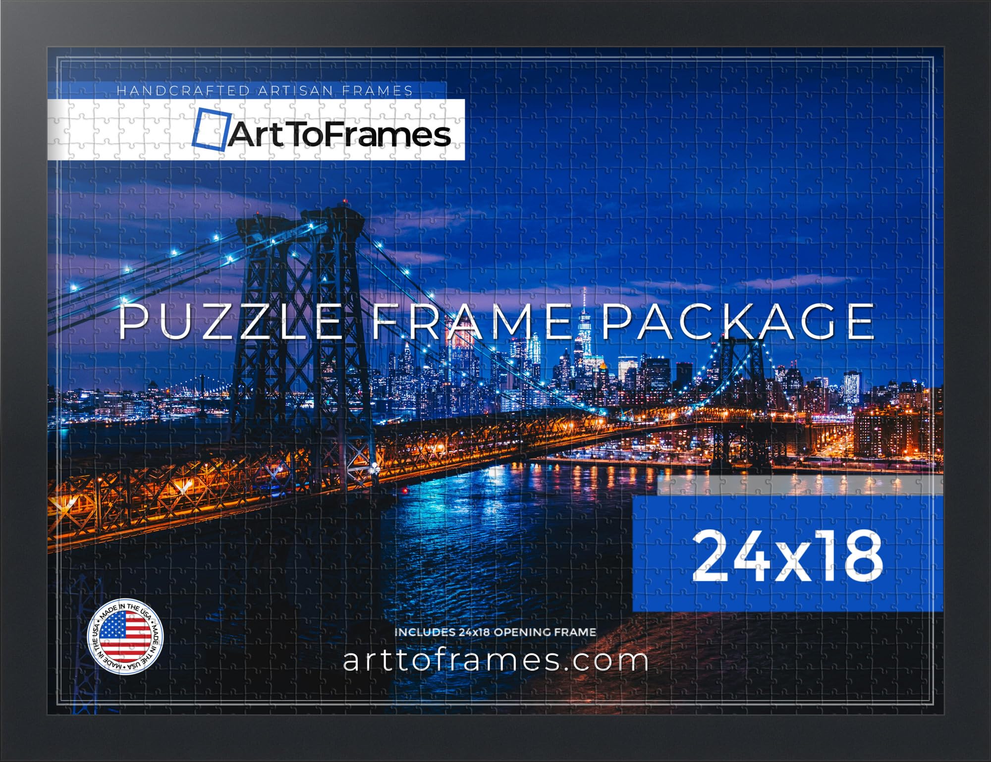Amazon.com - ArtToFrames 24x18 INCH/61x46 CM Black Frame for