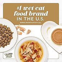 Vista 8 de Purina Fancy Feast Petites - Entree de salmón chamuscado con espinacas en salsa, alimento húmedo gourmet para gatos, (paquete de 12) tubos de 2.8