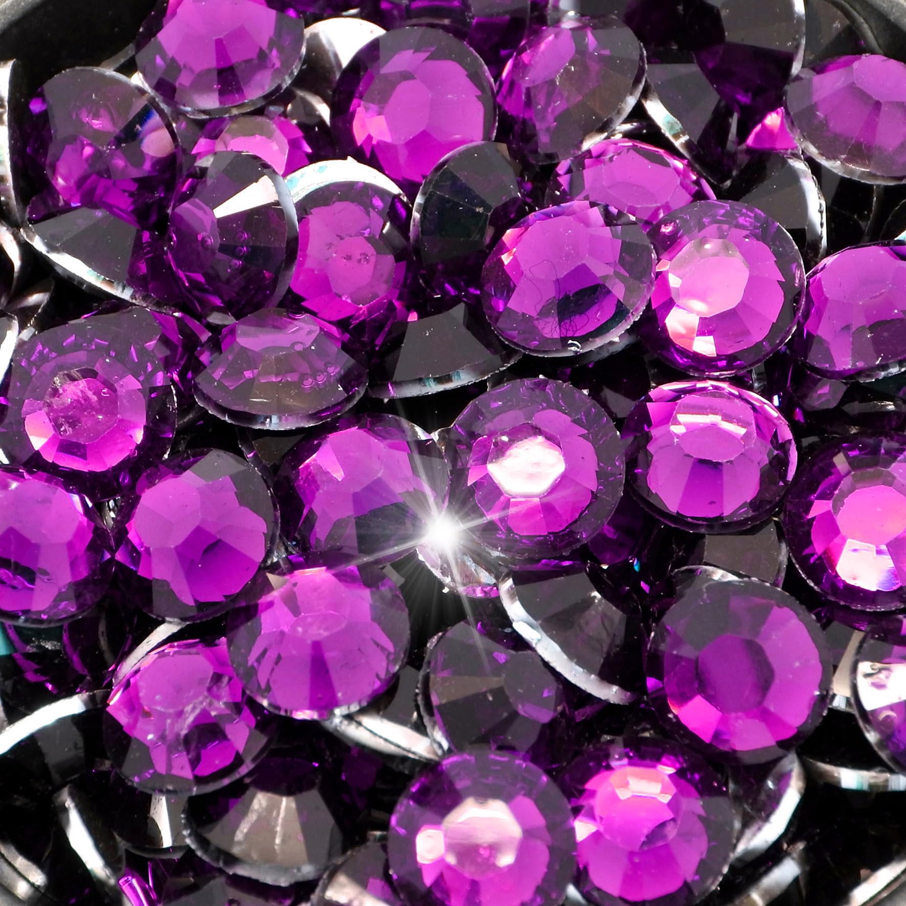 Little Snow Direct® Pack of 1000 Resin Crystal Flat Back Rhinestones Diamante Gems Nail Art & Crafts (Black, 4mm) — view 21