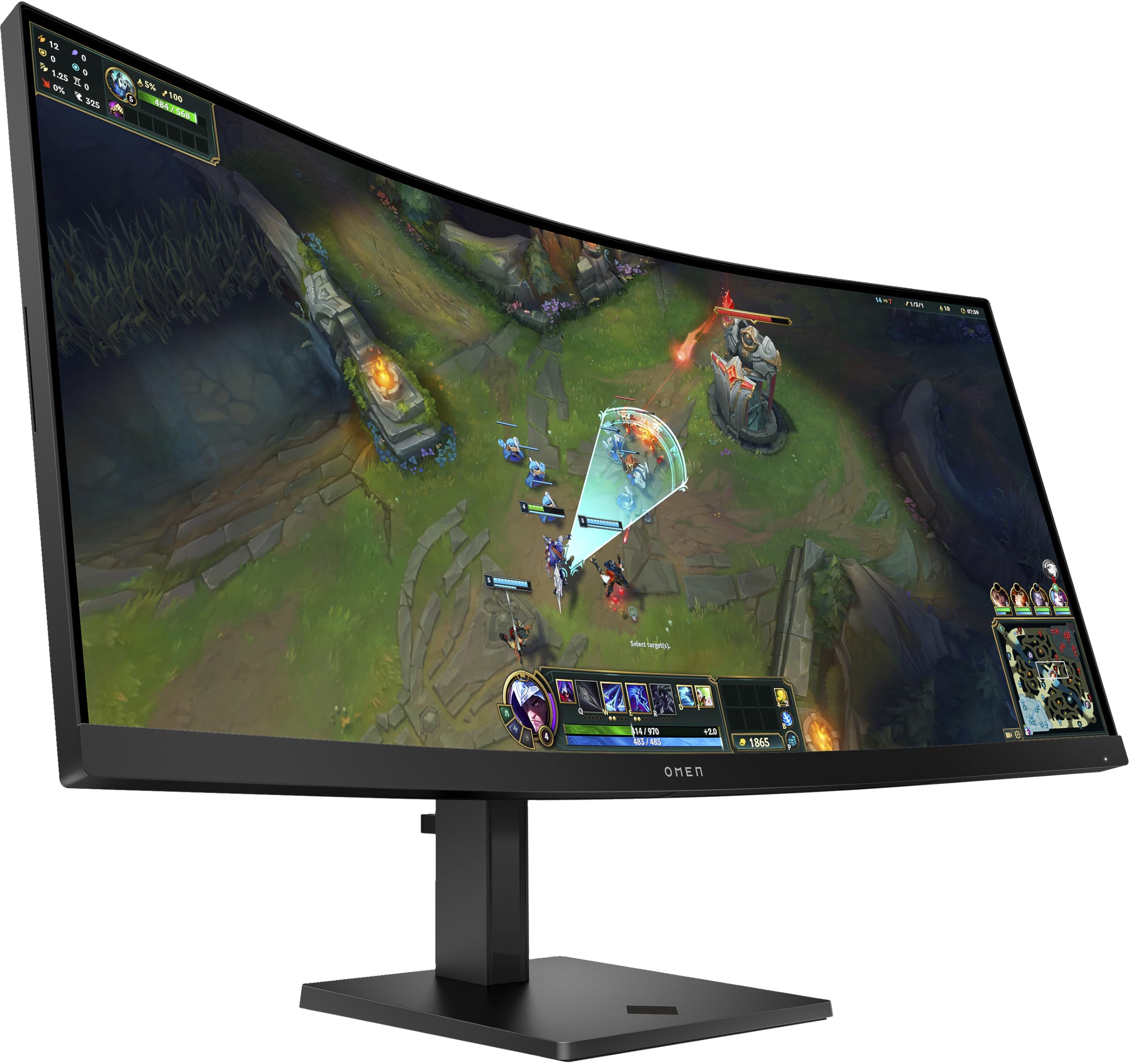 HP Omen 34 Zoll WQHD 180 Hz Curved-Gaming-Monitor – 34c G2