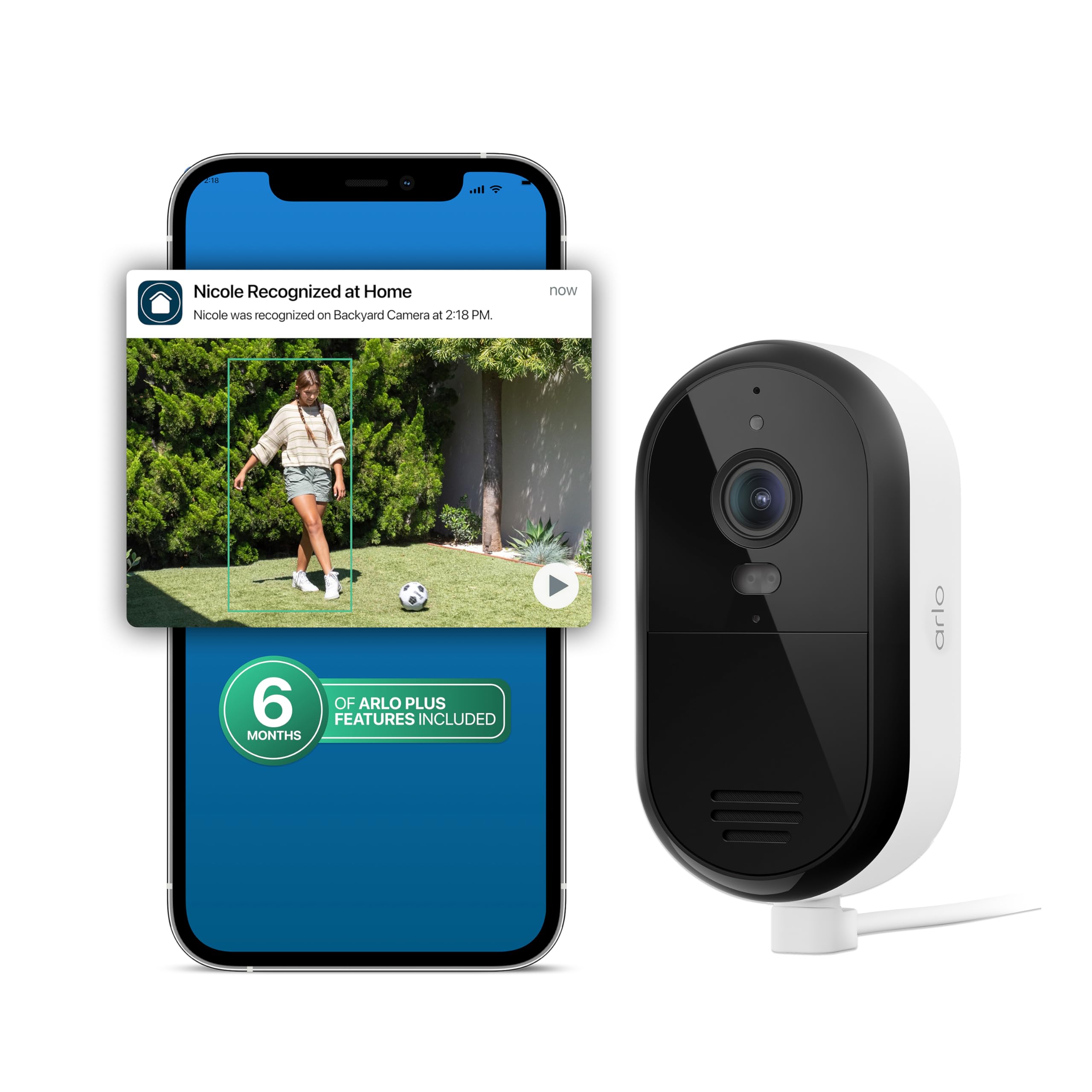 Amazon.com : Arlo Essential Security Camera 2K (2025 Release) + 6