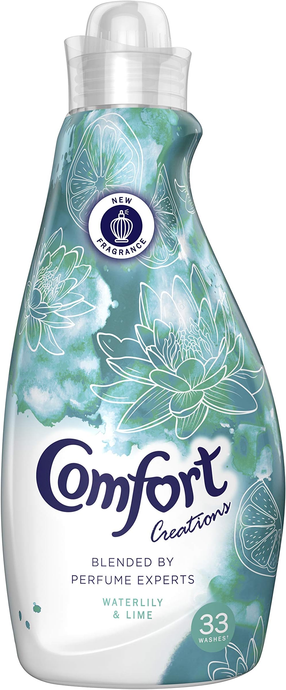 Comfort Waterlily & Lime Fabric Conditioner 6X 33 Wash 1.16 l