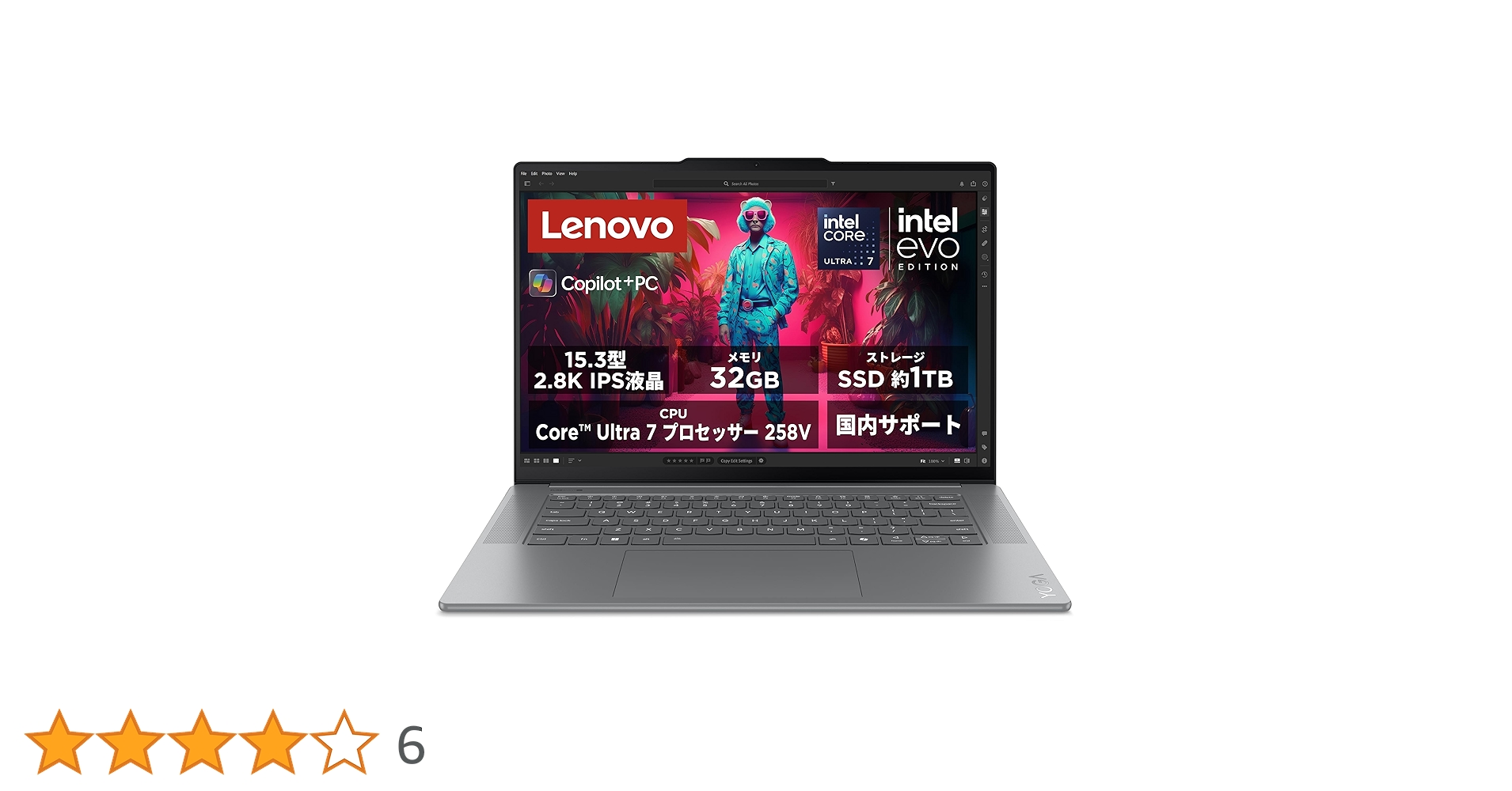 Amazon | Lenovo ノートパソコン copilot pc Yoga Slim 7i Aura