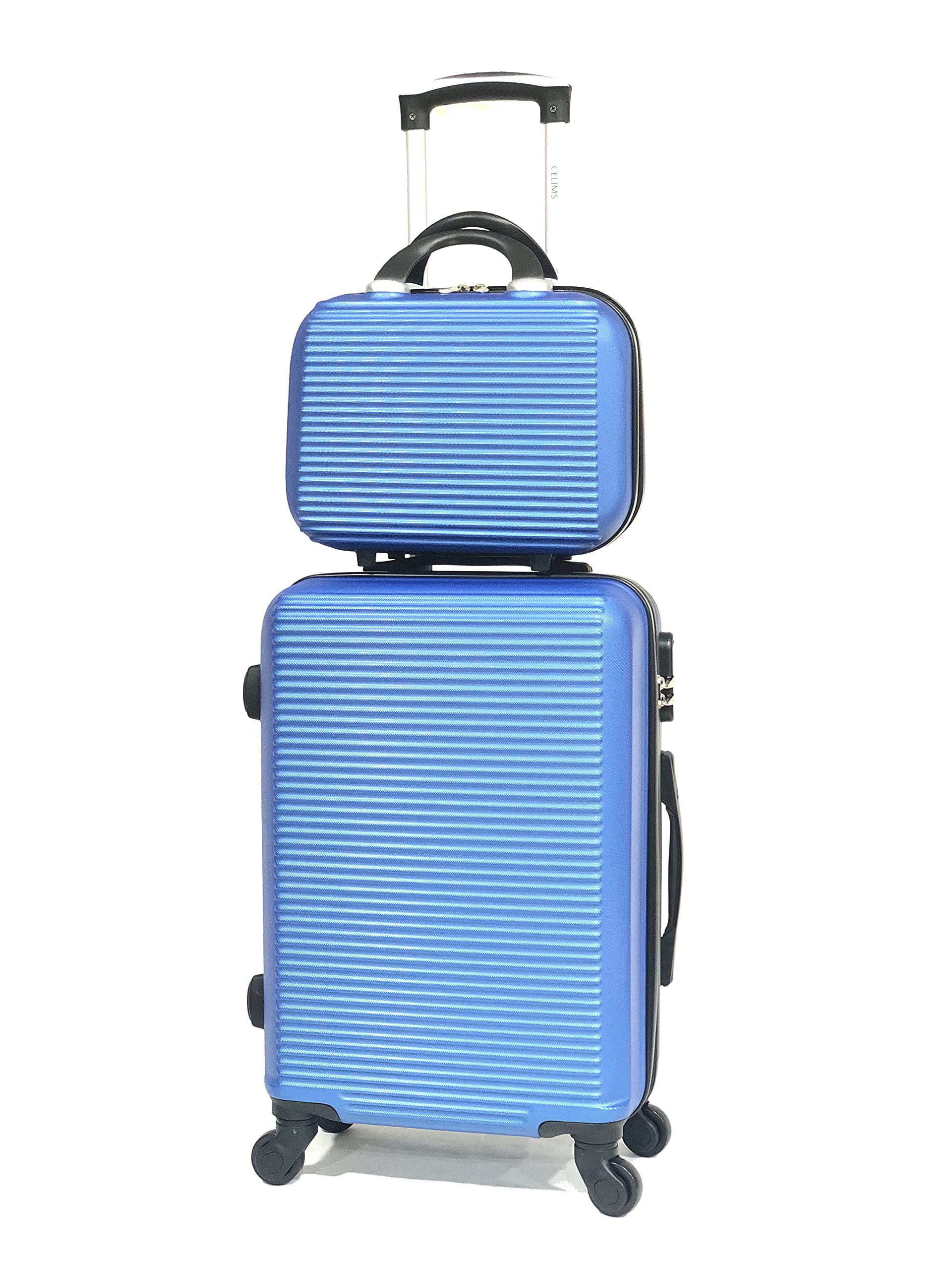 Kabinenkoffer Mit/ohne Vanity – Französische Marke, ABS Material, 94 Liter | Mit 4 Multidirektionalen Rollen & Codierschloss