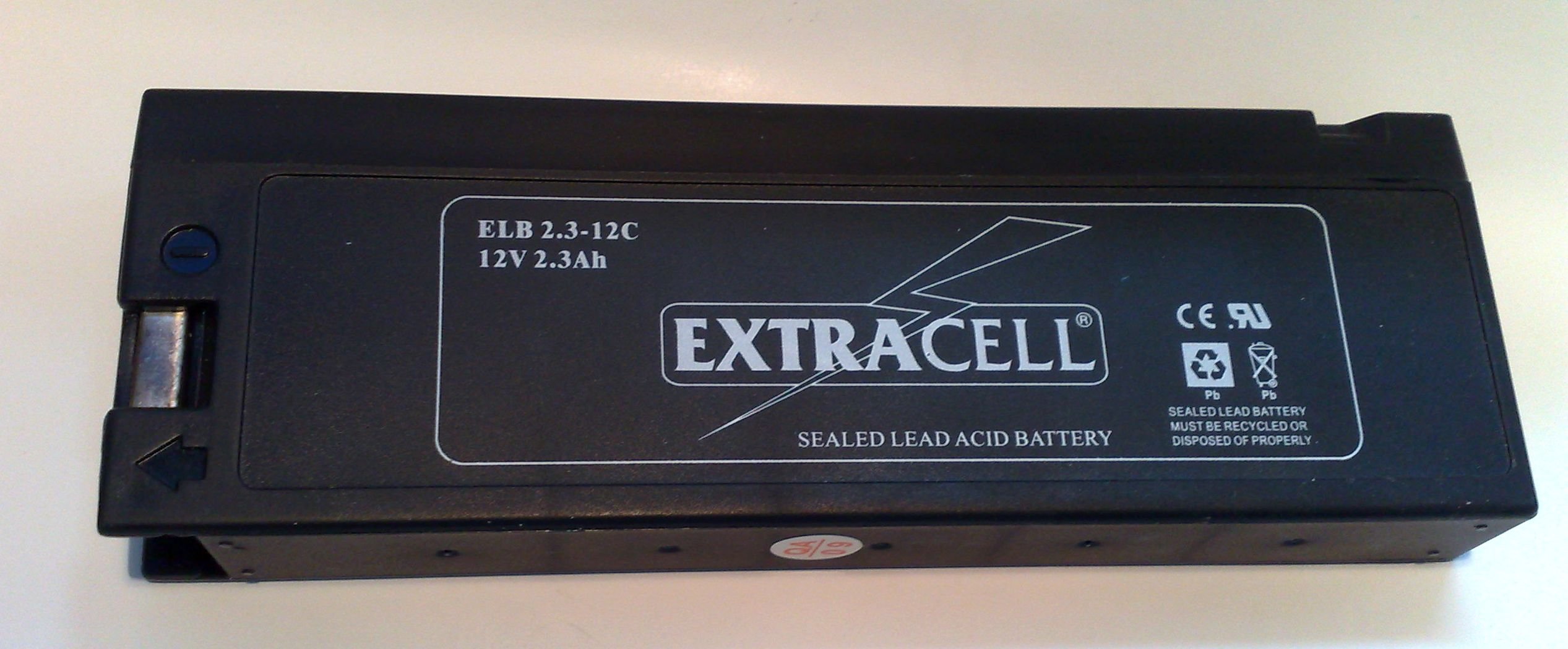 EXTRACELL Batteria 12 Volt 2,3 mAh Piombo per Telecamera PANASONIC Sony