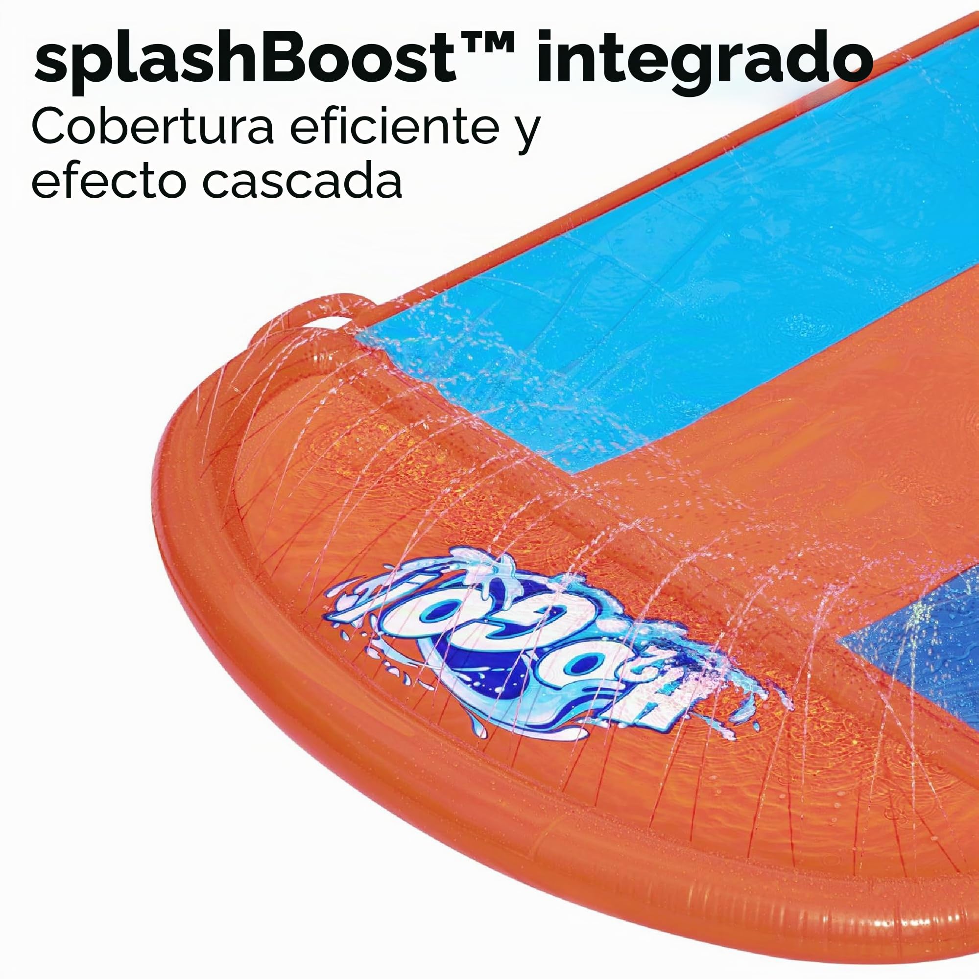 Bestway Wasserrutsche H2OGO Triple tobogán de Agua 488 cm Color, 488 x 207 cm (52329)