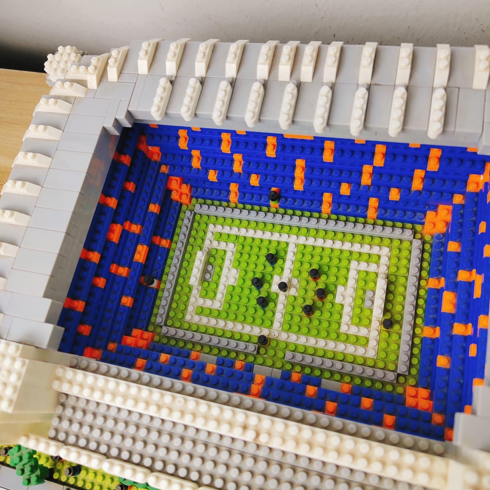 El Conjunto de Bloques de construcción arquitectónica Micro Mini de Estadio de fútbol - Juguete entretenido para Adultos Aficionados al fútbol