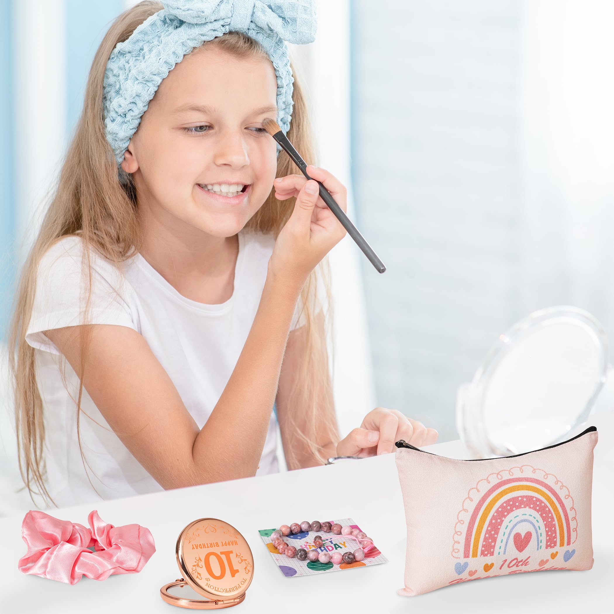 10th Birthday Gifts for Girls,Best Gifts Basket Presents Ideas for Turning 10 Year Old Girls,Happy Sweet 10th Birthday Pamper Hamper Box Kit for Sister Daughter Granddaughter Niece Teenage Teen Her — view 5